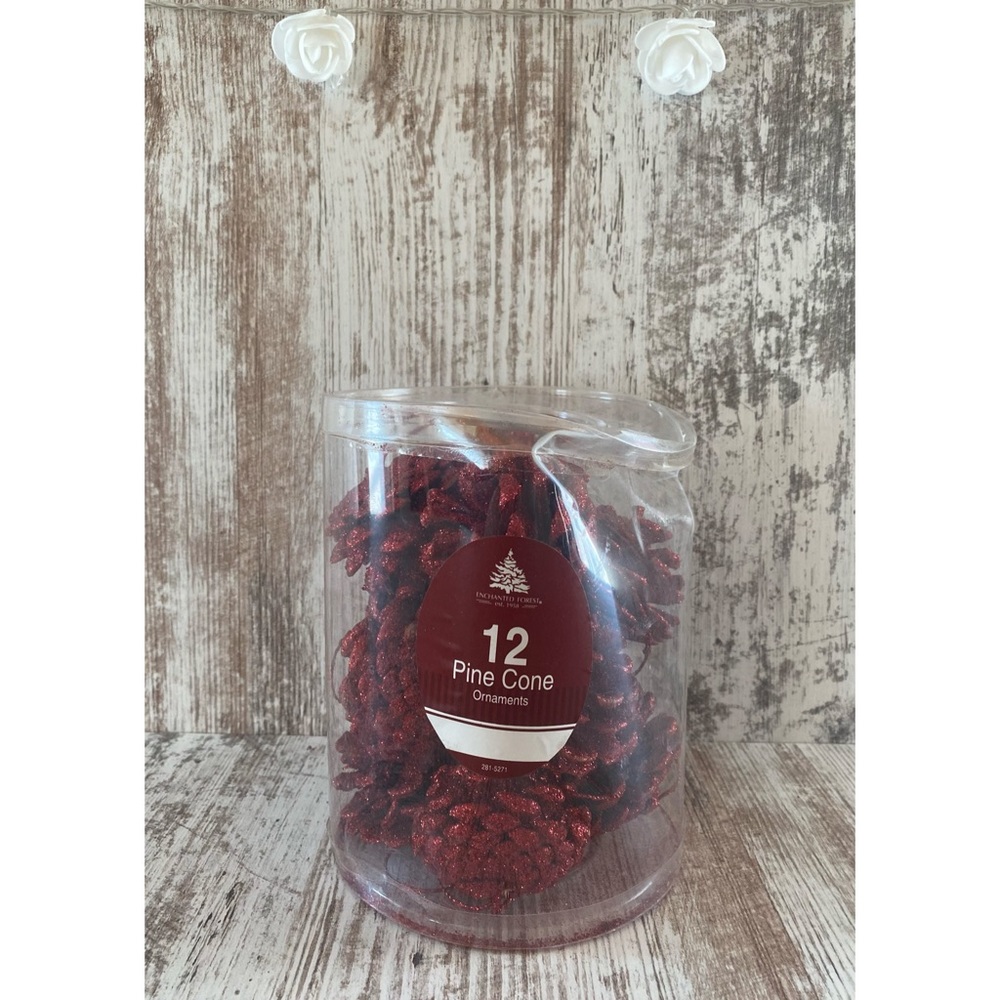 Brand new Enchanted Forest pine cone ornaments